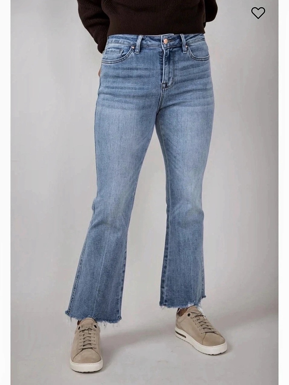 Mica Los Angeles Mica Denim MP-F124 Denim Flare Jeans in Blue Waist 29